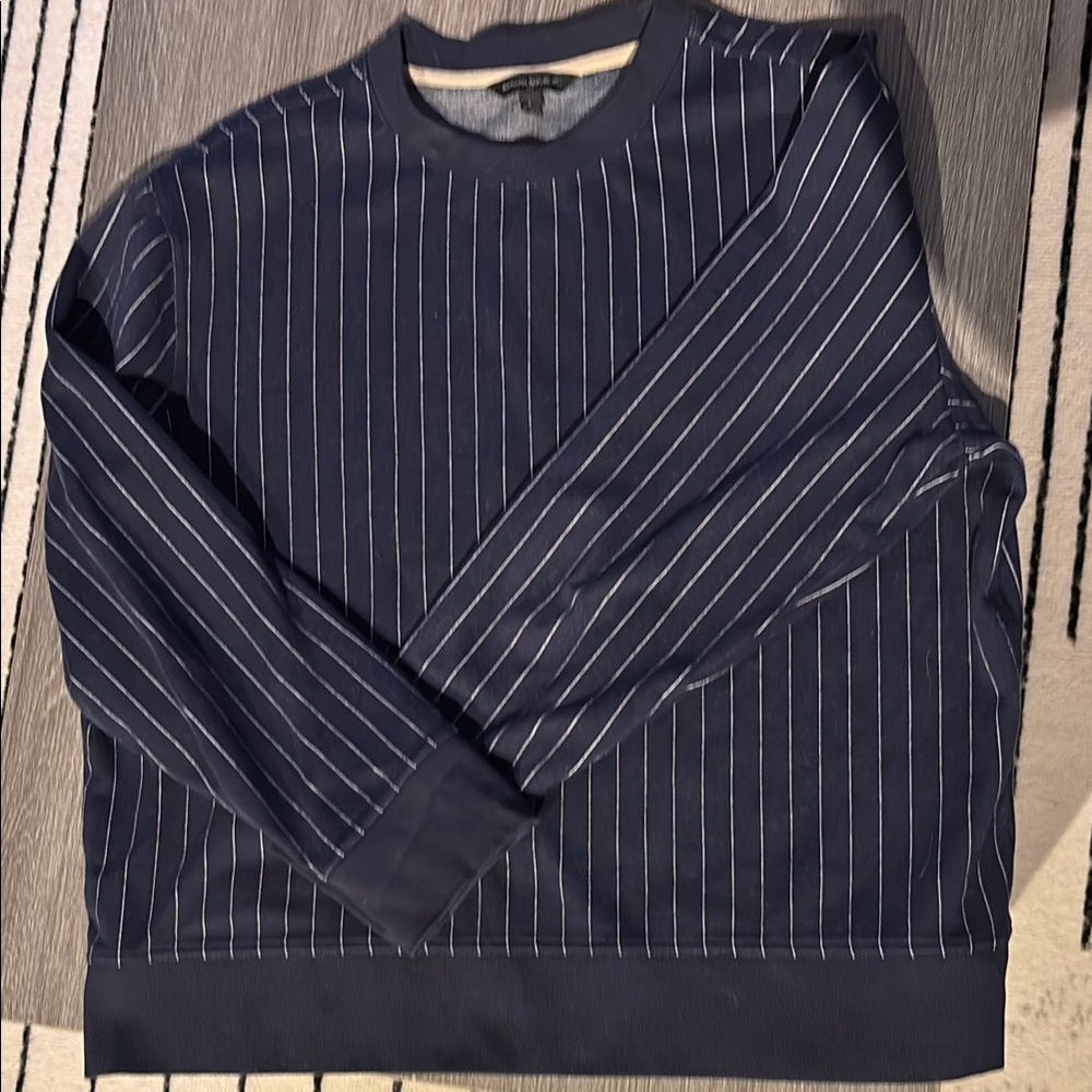 Men’s pinstripe Banana Republic Crewneck Sweatshirt